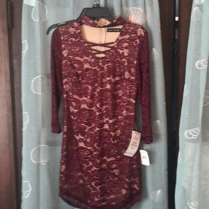 Juniors body con dress